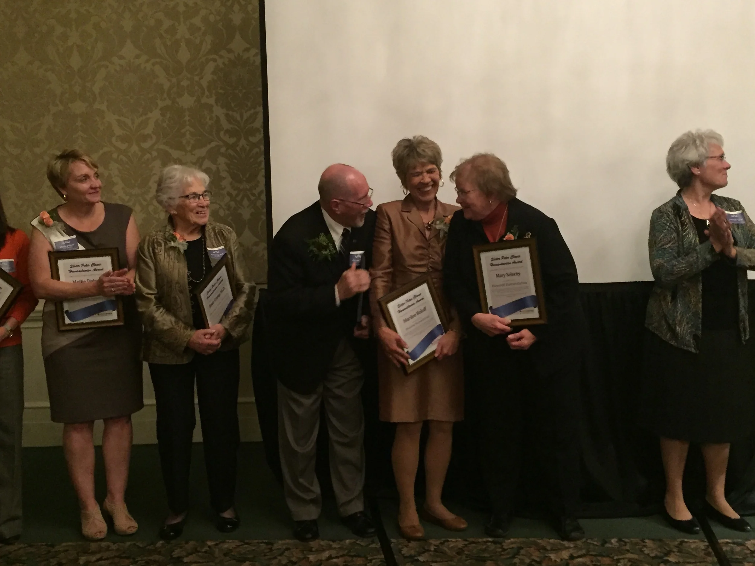 Recognizing the 2015 Nominees for the Sister Peter Claver Humanitarian Award, October 6, 2015.