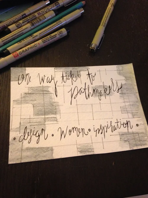 One of Katie's postcards. 