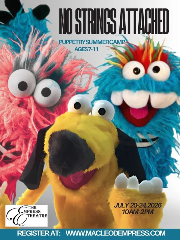 SUMMER CAMP - NO STRINGS ATTACHED - PUPPET CAMP: July 20-24 10:00 AM - 2:00 PM
