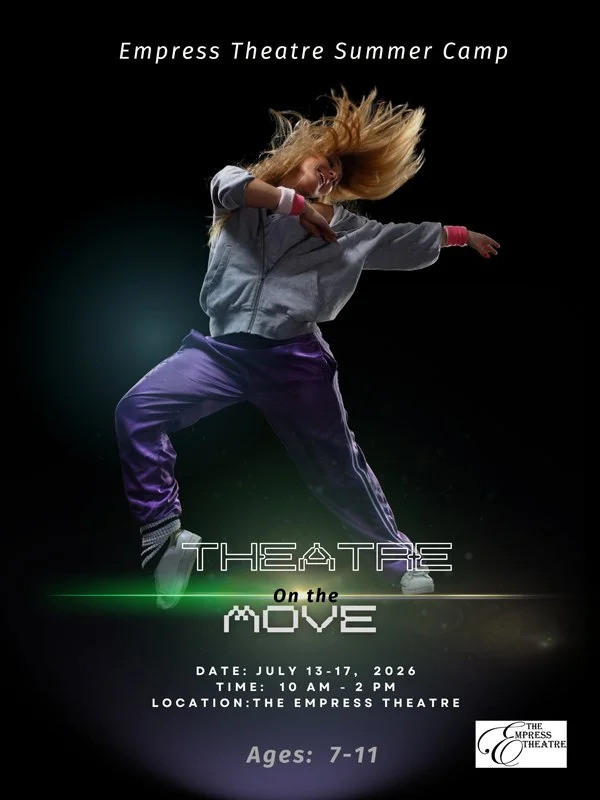 SUMMER CAMP - THEATRE ON THE MOVE - A SUMMER CAMP IN MOTION: July 13-17 10:00 AM - 2:00 PM