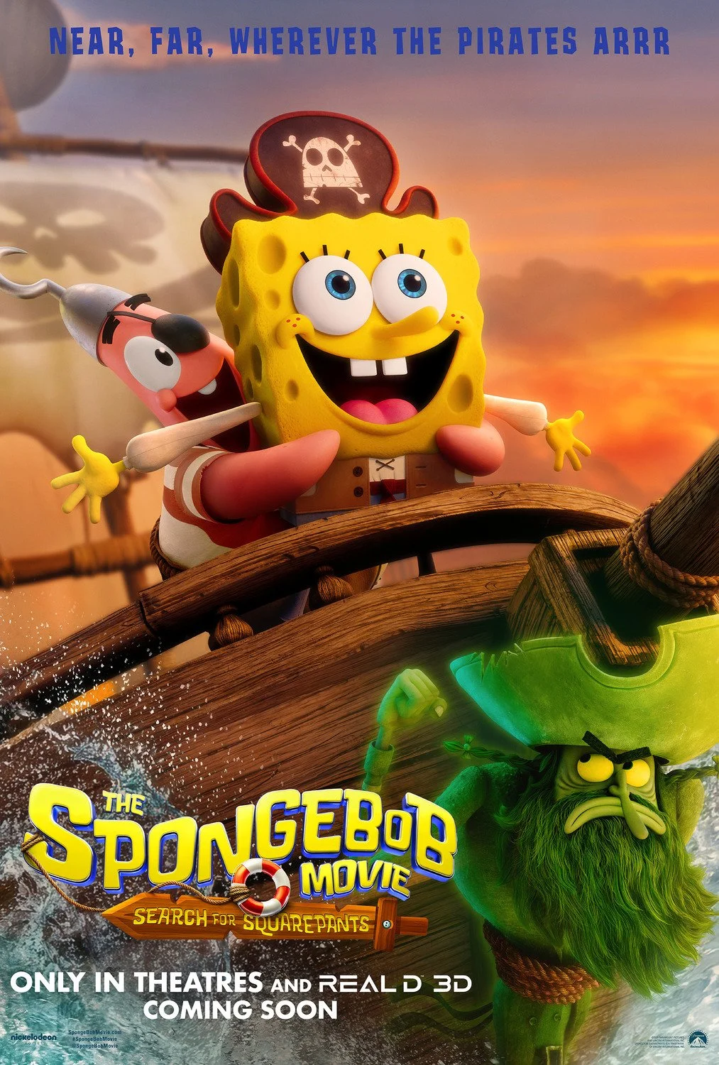 MOVIE: The SpongeBob Movie - The Search for SquarePants - Dec. 26 - Jan. 1, 7:00 PM