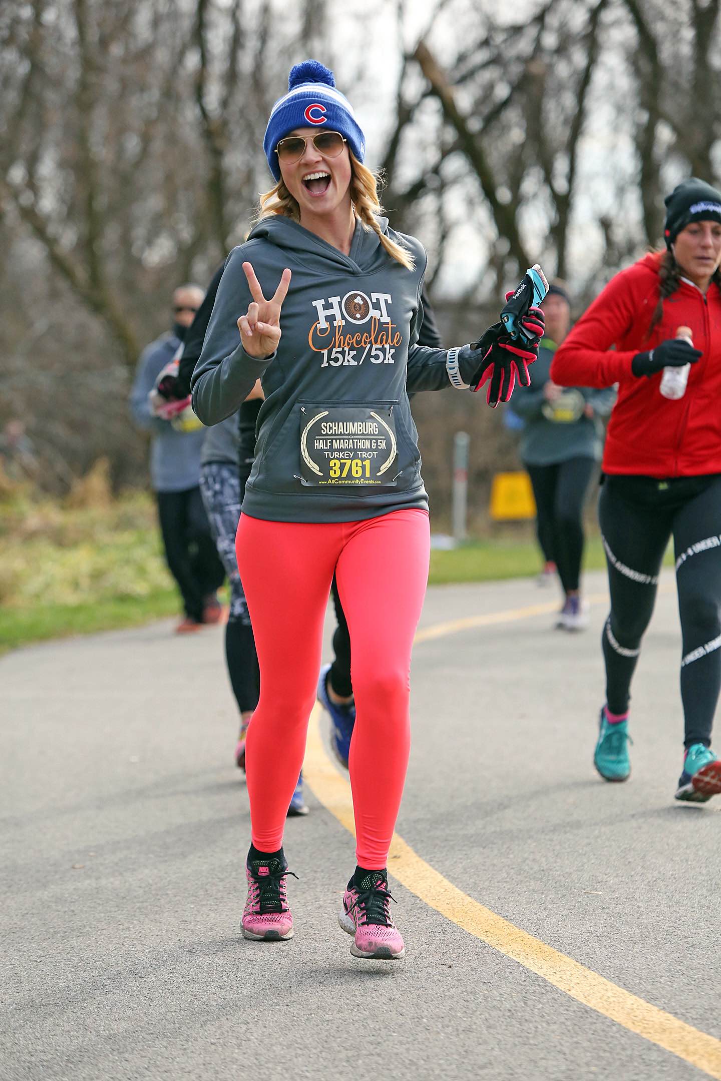 Stevie running a Turkey Trot 1/2 Marathon!!🦃🦃🦃😍