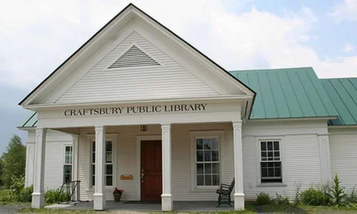 Craftsbury Public Library 12 Church Lane, PO Box 74 Craftsbury Comm VT 05827 Phone: (802) 586-9683 Email: craftsburylibrary@ gmail.com