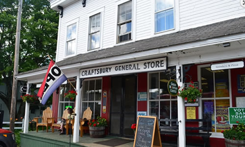 Craftsbury General Store Deli, pizza & store Open 7 am-8 pm Tues.-Sat. & 7 am-7 pm Mon & Sun. 118 South Craftsbury Road Craftsbury VT 05826 Phone: (802) 586-2440