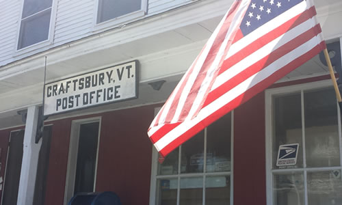 05826—Craftsbury Village Post Office Lobby open M on.-Fri. 7:30-11:30 & 12:30-2:30pm & Sat. 7:30-10:30 am Craftsbury VT 05826 Phone: (802) 586-9650 