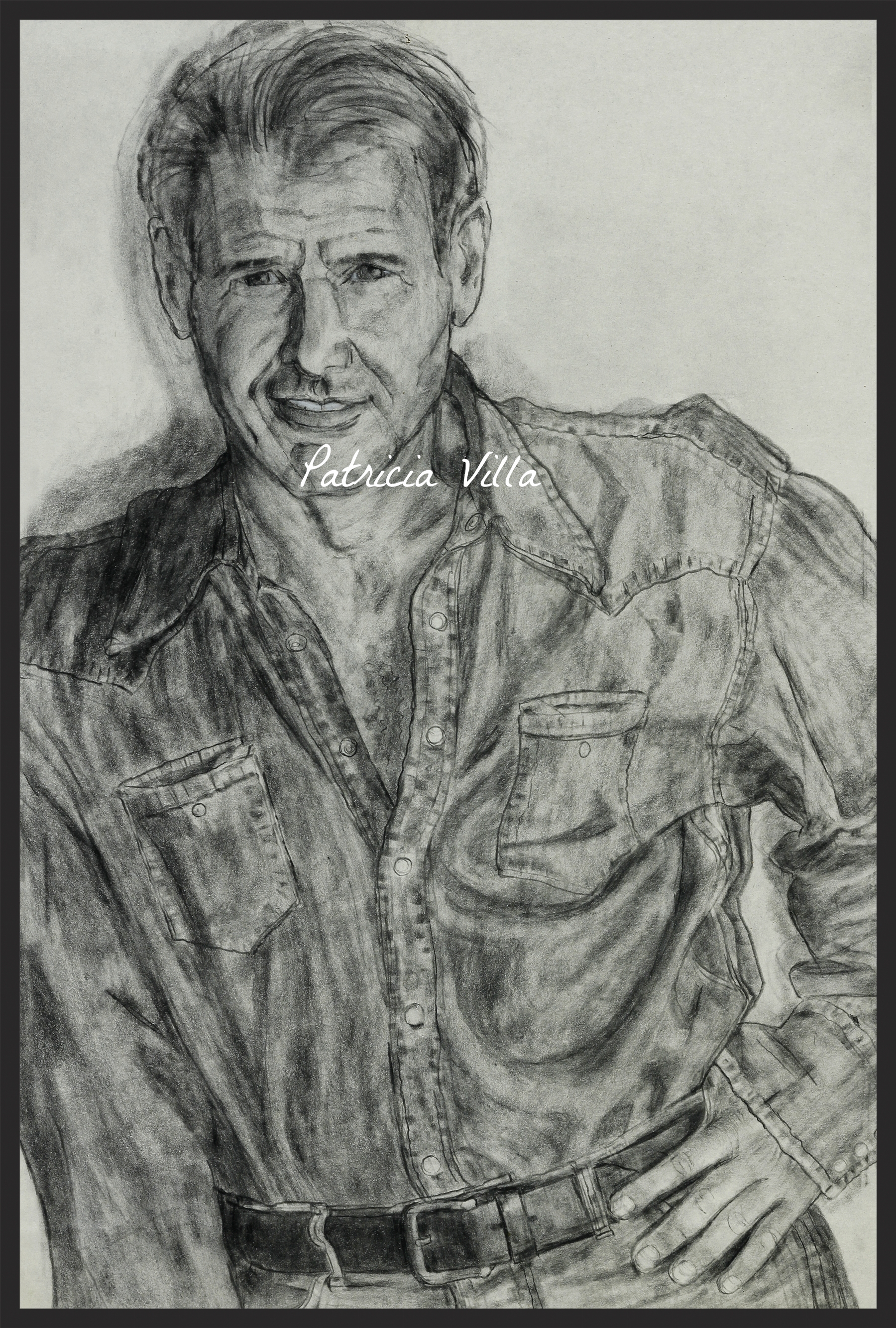 Drawing of Harrison Ford