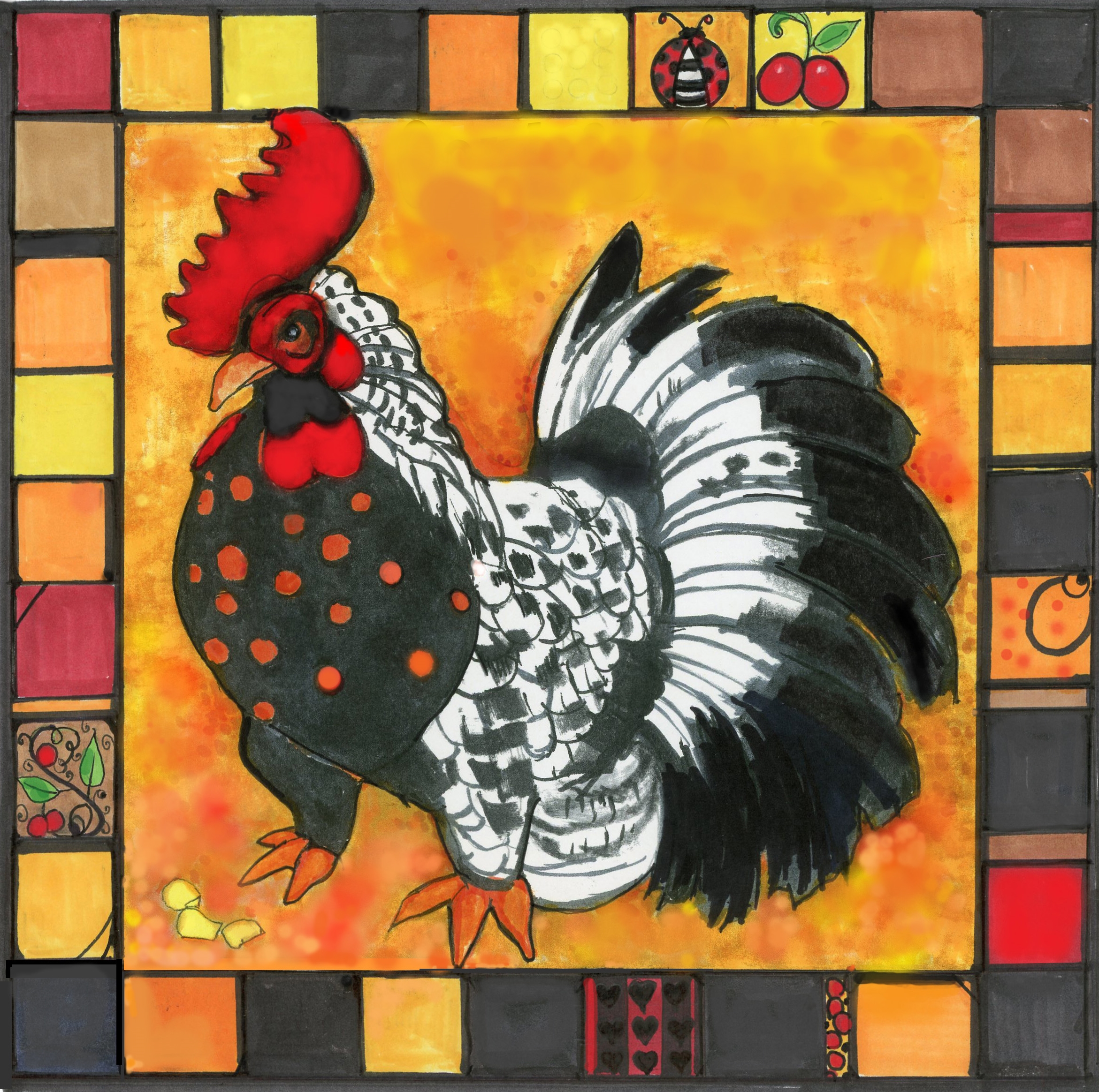 tile trivet or kitchen wall hanging