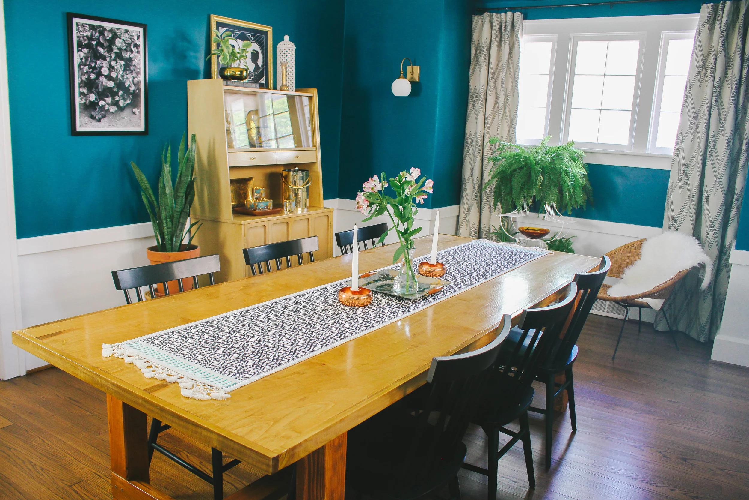 The Grown-Up Bohemian Dining Room