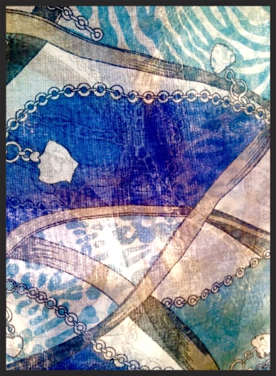 My Hallhuber vintage design scarf. Image©gunjanvirk