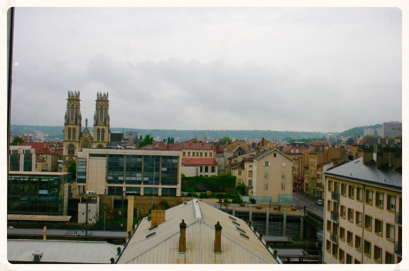 View of Nancy from the hotel room. Park hotel, Nancy, France. Image©gunjanvirk