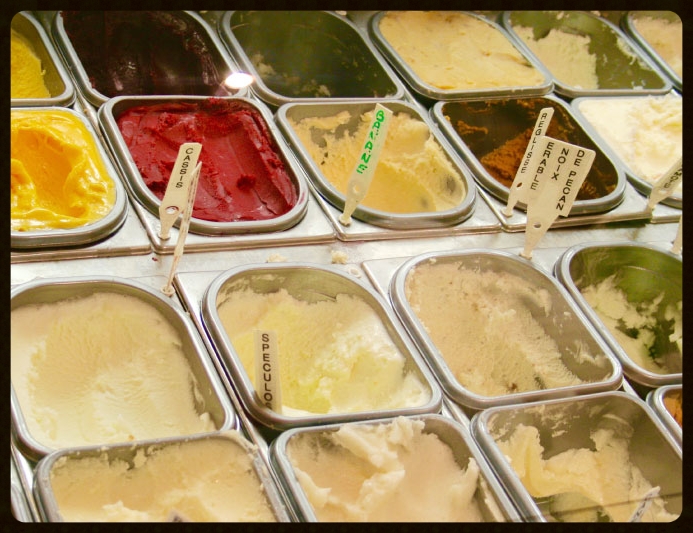 Ice Creams, Nancy, France. Image©gunjanvirk