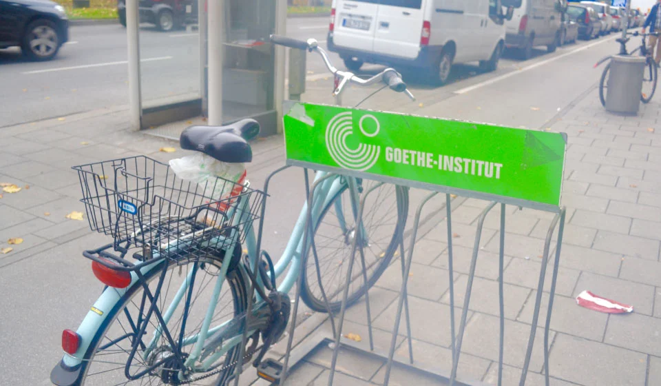 Cycle Stand, Goethe Institute, Munich, Germany. Image©gunjanvirk