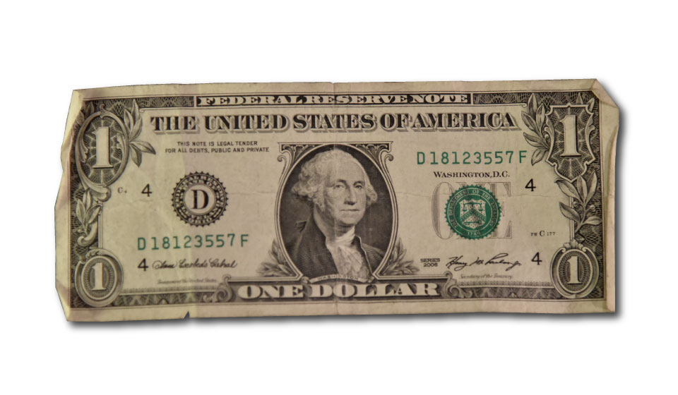 One dollar, image©gunjanvirk
