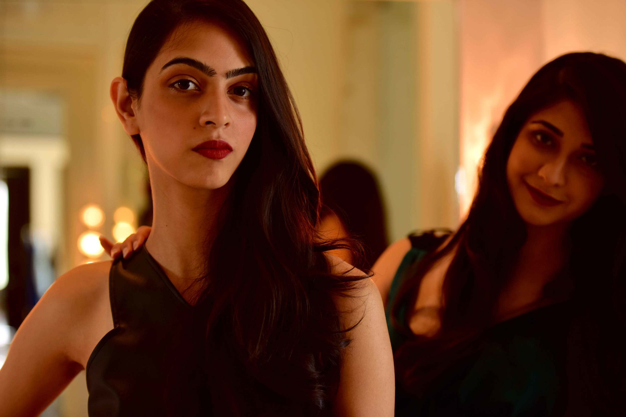 My friends Mannat and Kirtana wearing Chanel make up. Image©gunjanvirk