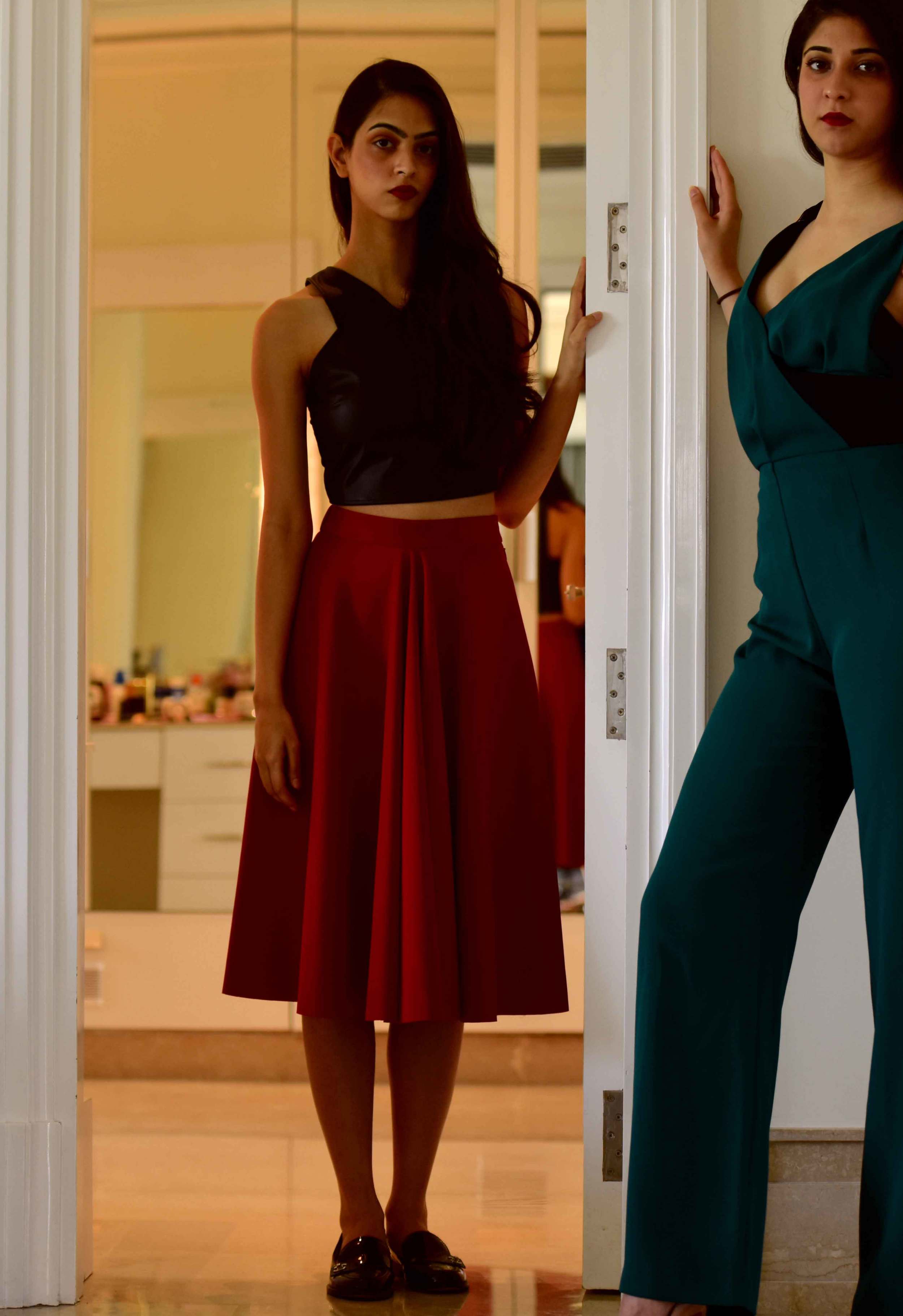 A red skirt, a must have! Image©gunjanvirk
