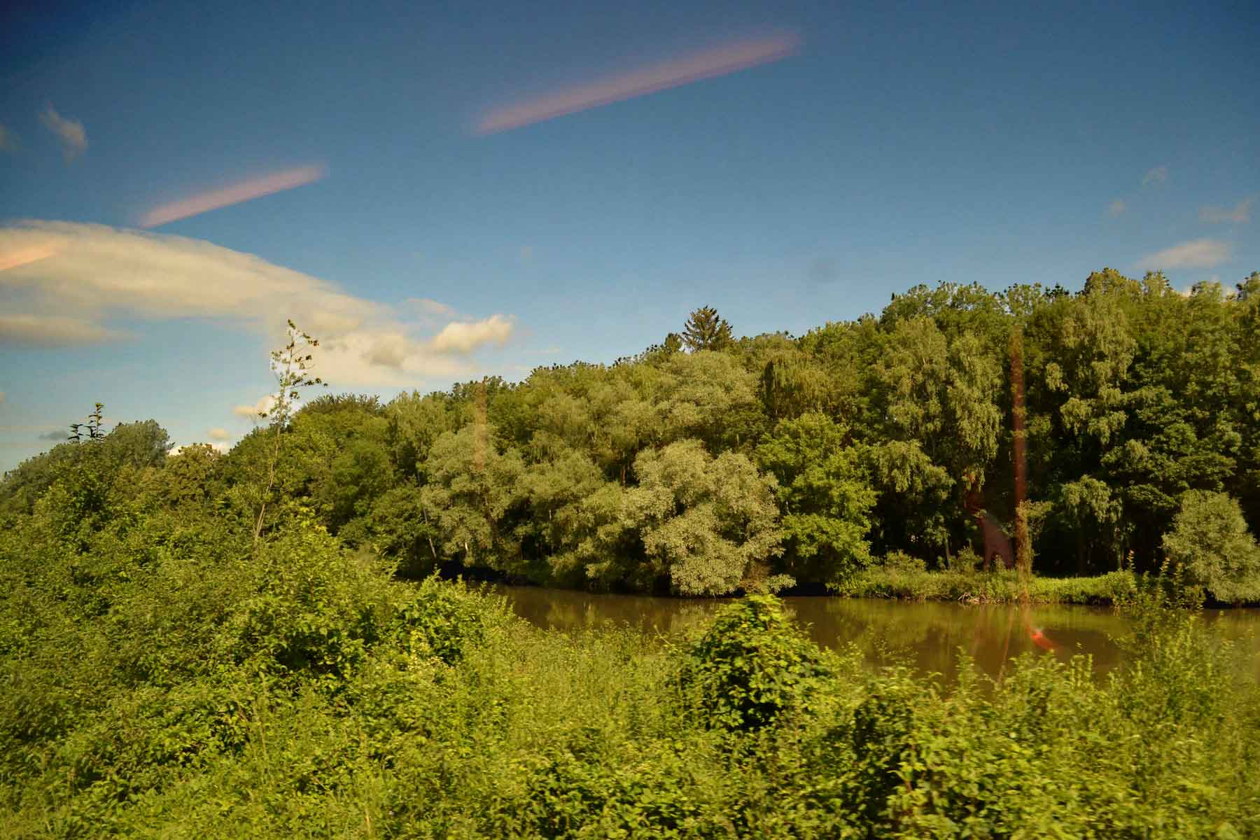 Rivers and streams, Germany by train. Image©gunjanvirk