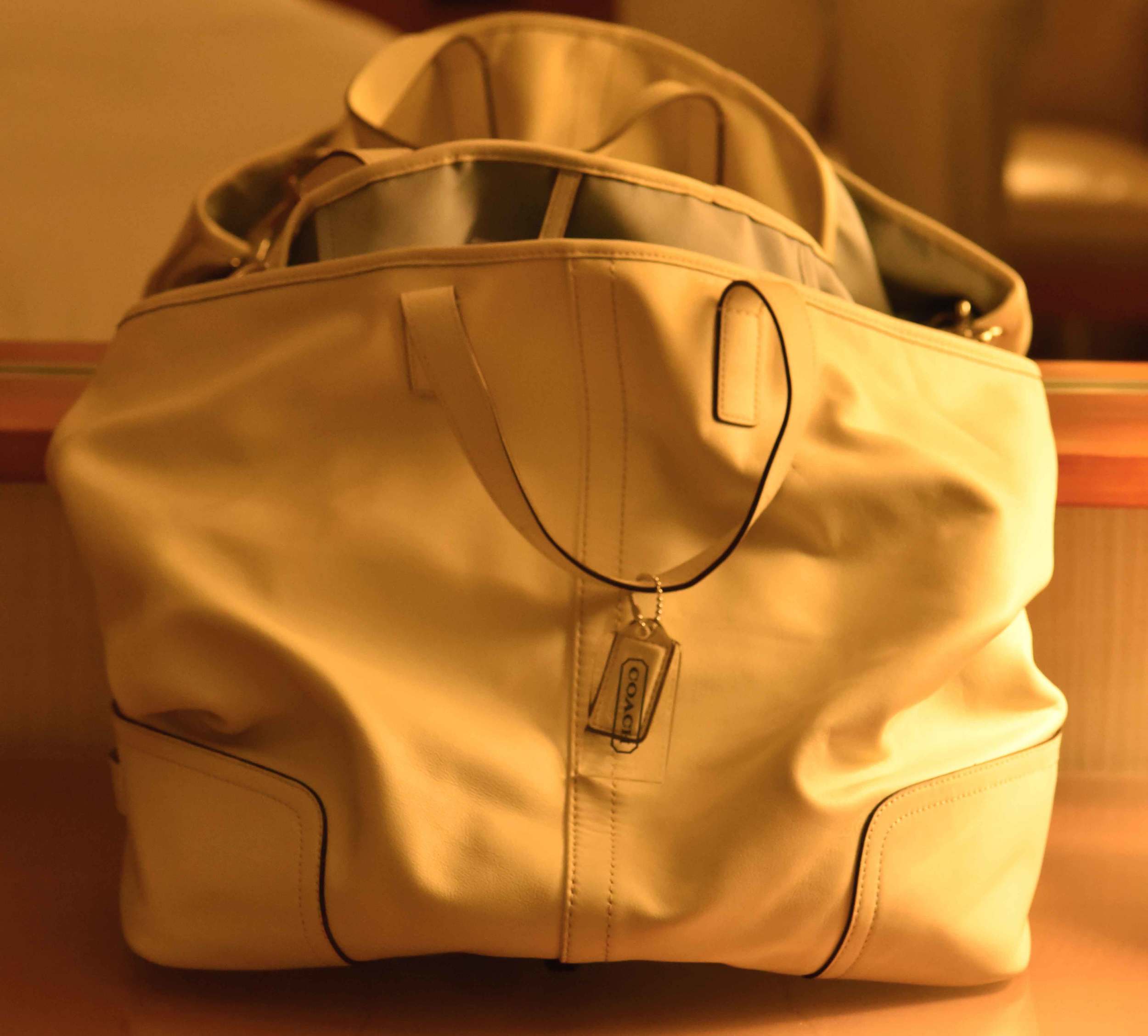 My Coach leather bag. Image©gunjanvirk