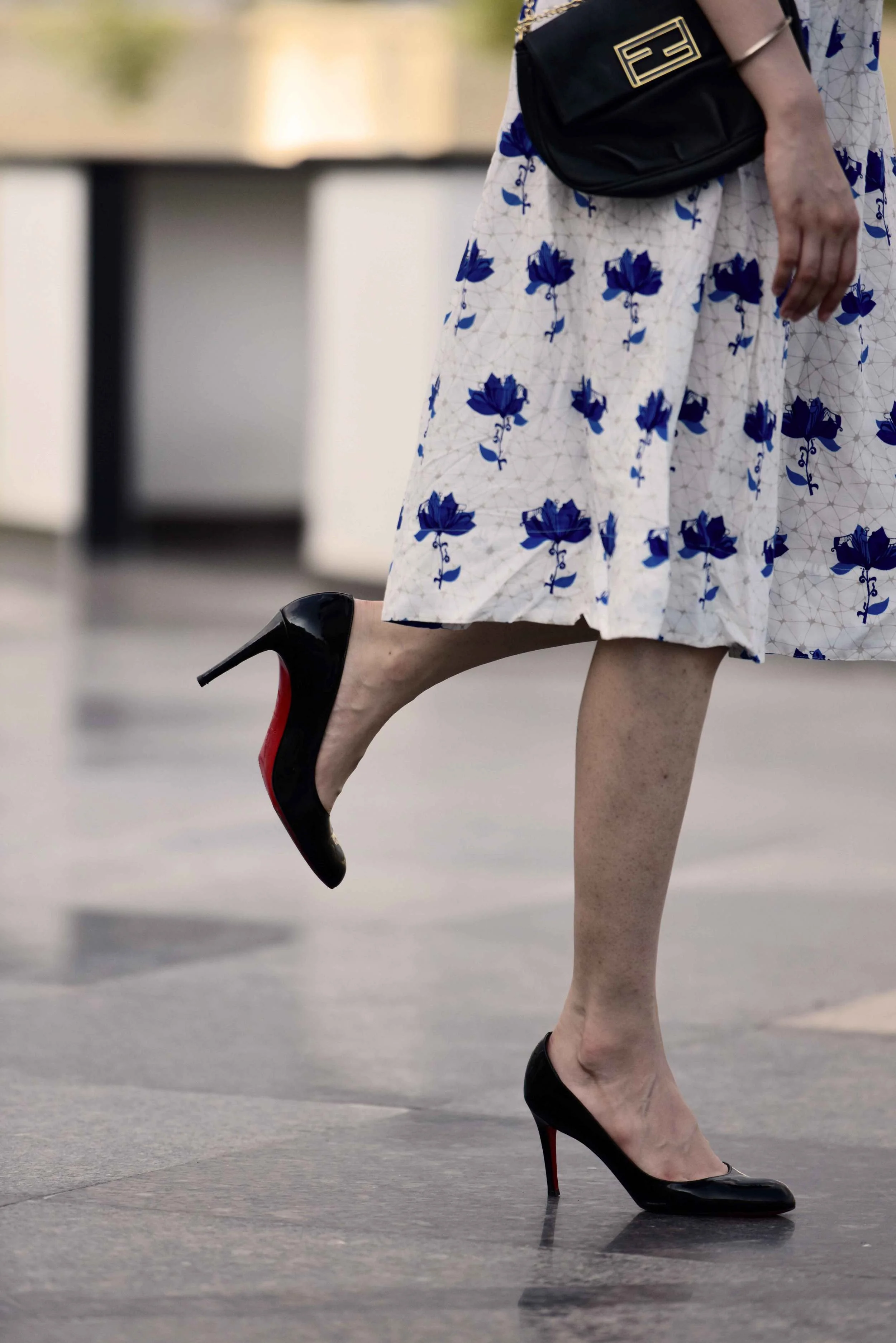 Bag: Fendi, Shoes: Loubitons. Image©gunjanvirk