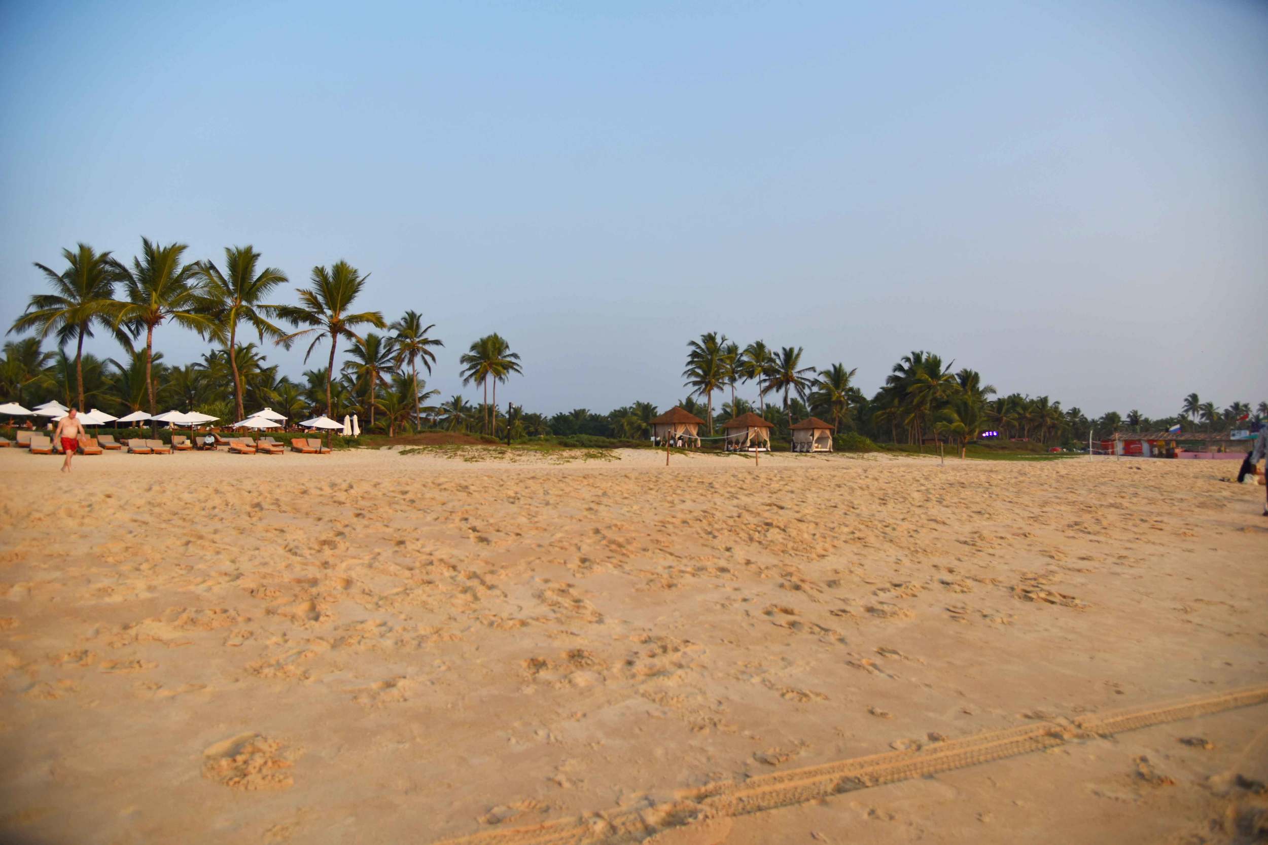 Private beach of the hotel, Park Hyatt Goa. Image©sourcingstyle.com.