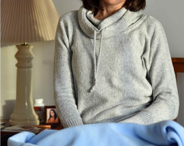 My Eddie Bauer sleep sweater, image©gunjanvirk