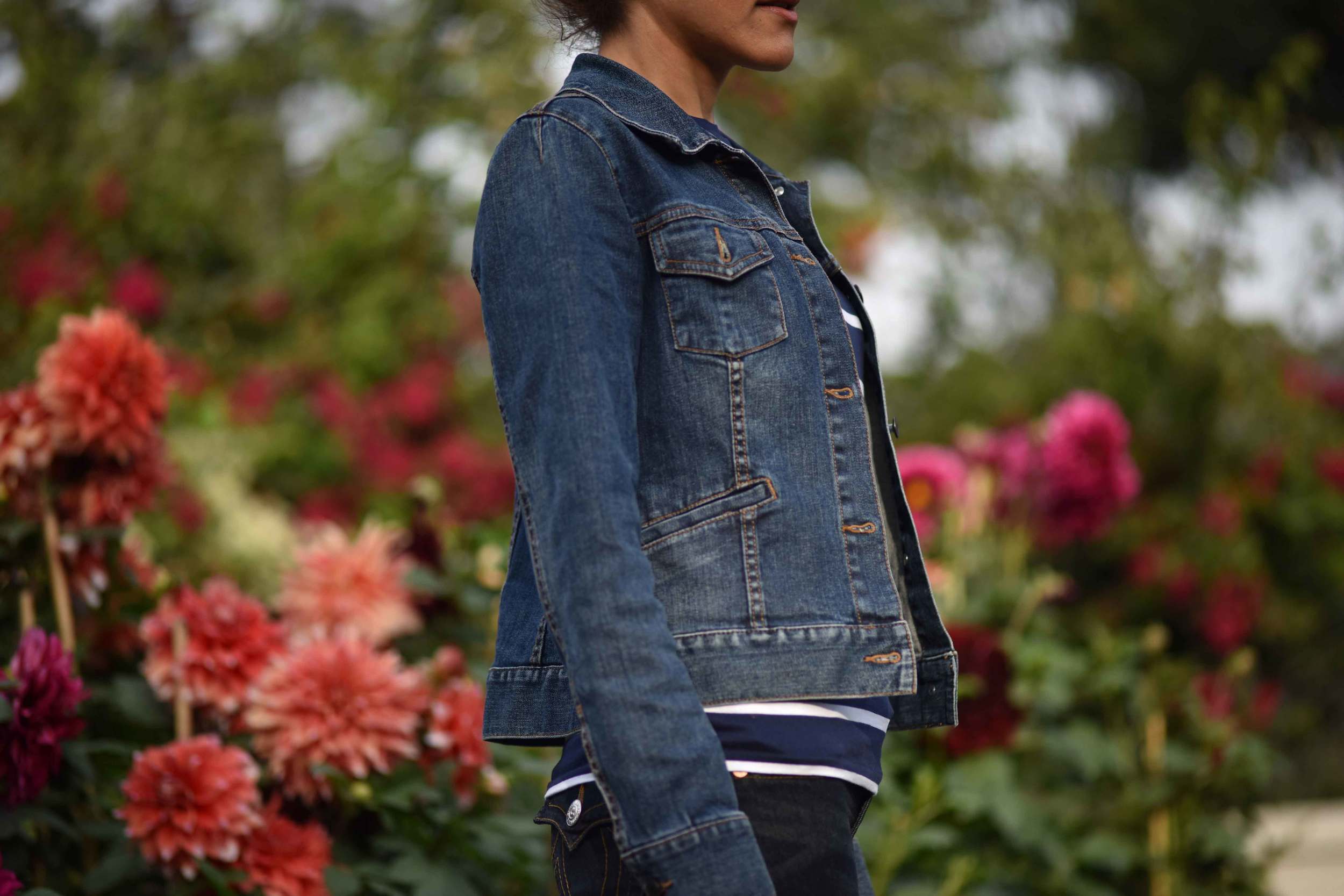 Love is in the air this spring with a Talbots denim jacket! Image©gunjanvirk