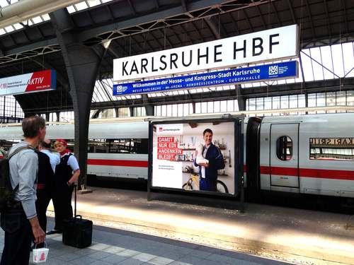Karlsruhe train station, image©gunjanvirk
