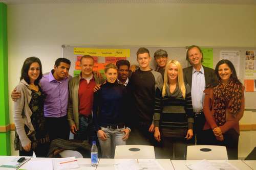 My class with professor Herr Kuhne, Goethe Institute, Munich, Germany. Image©gunjanvirk