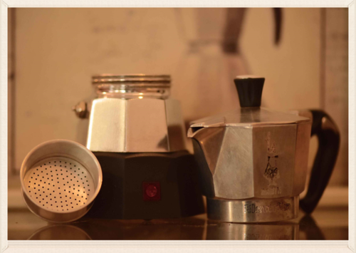 The Electric Moka Espresso Maker from Bialetti is your best bet for a travel coffee maker! Image©gunjanvirk