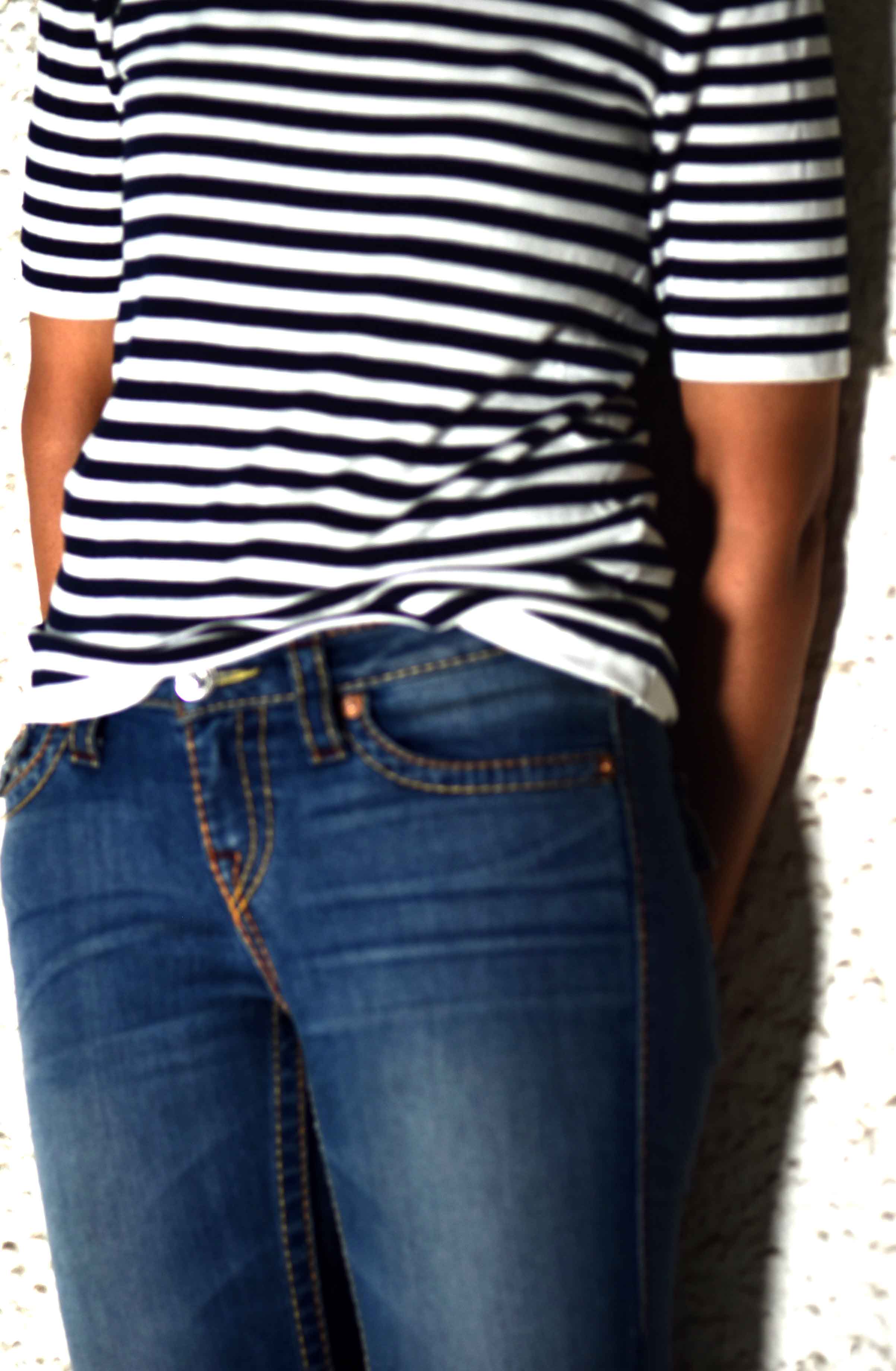 My Zara striped sweater, click here and browse Zara striped sweaters. Jeans are True Religion. Image©gunjanvirk