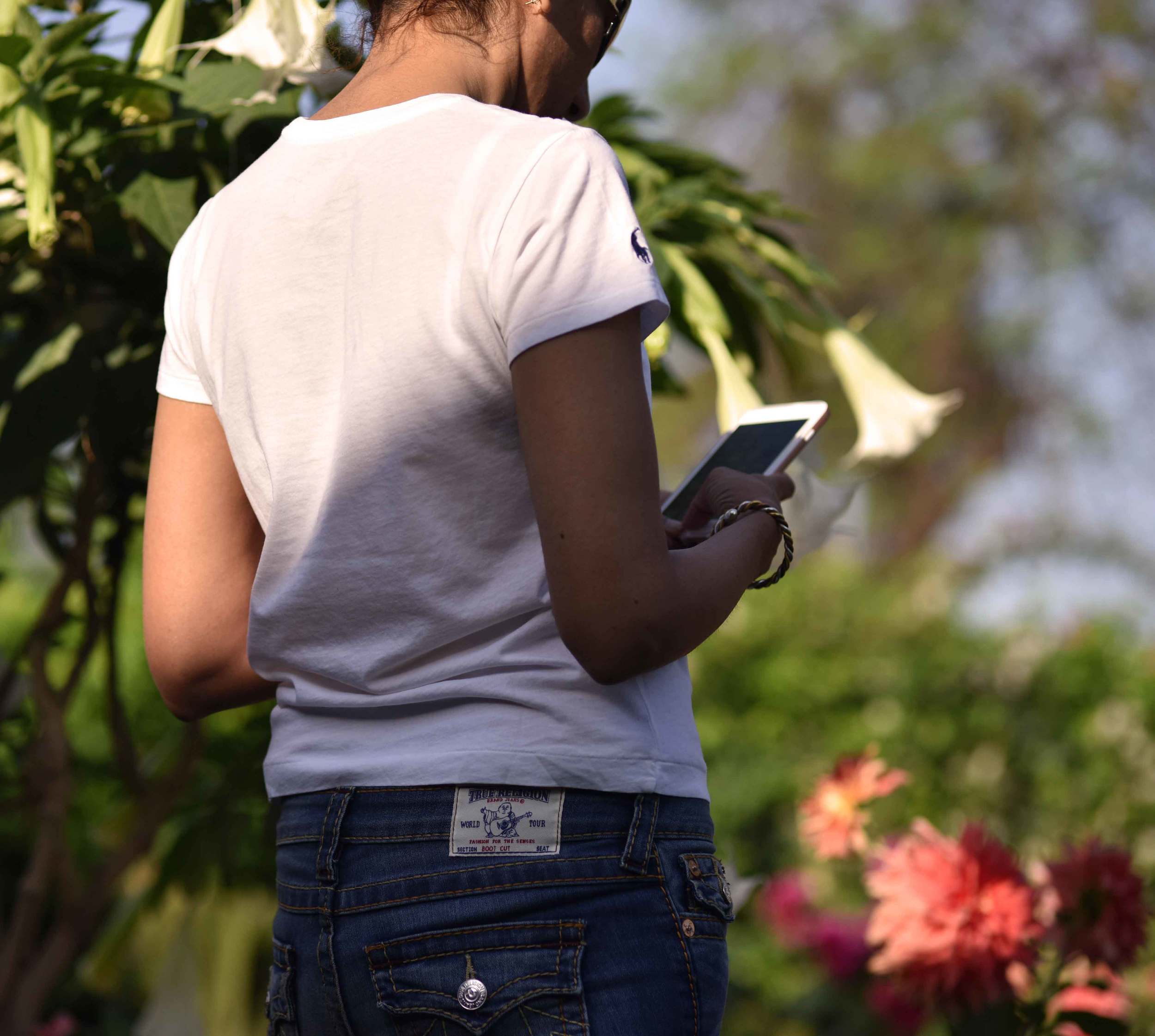 Ralph Lauren cotton jersey tee paired with True Religion jeans. Image©gunjanvirk