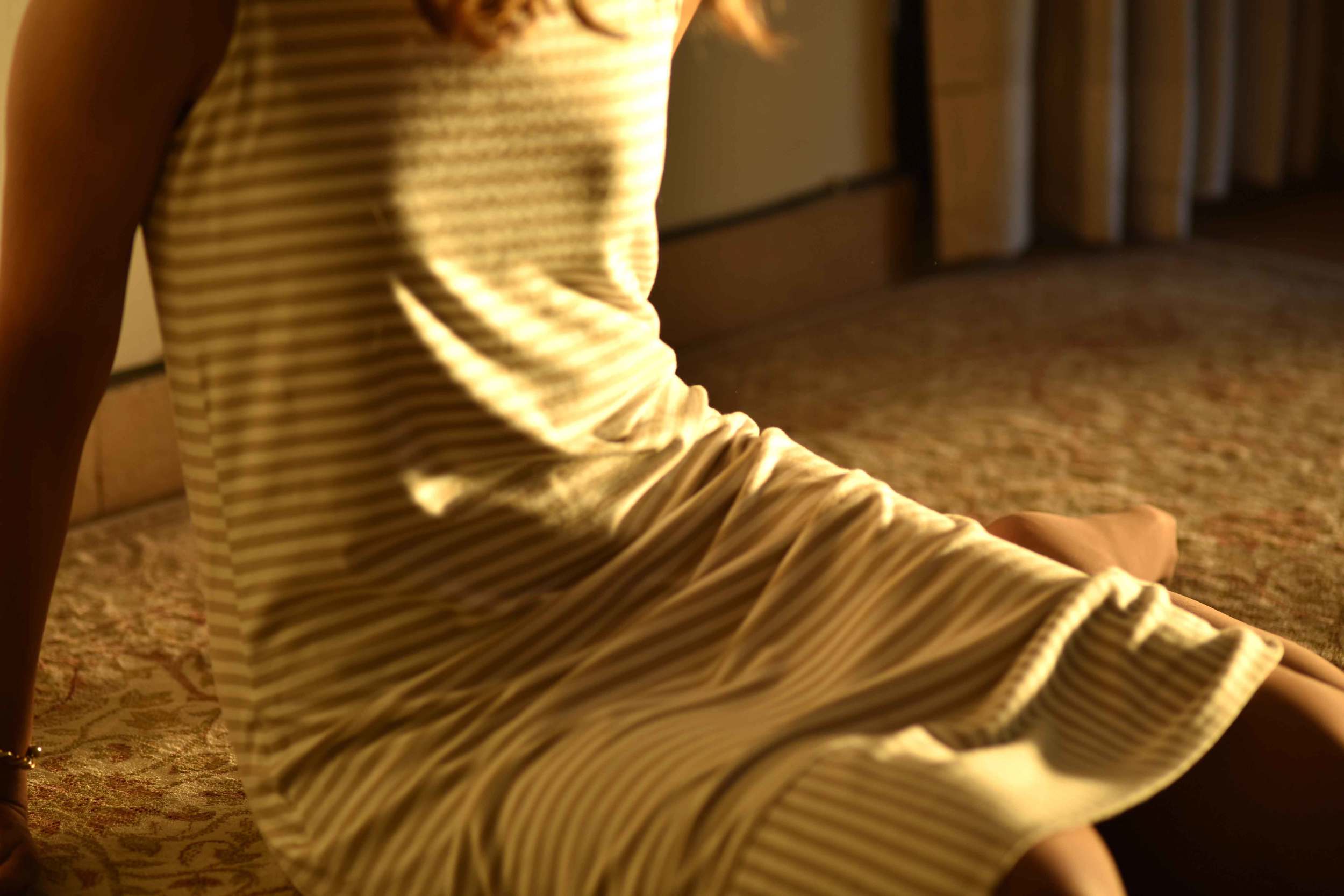 My Chicos striped summer dress. Image©sourcingstyle.com