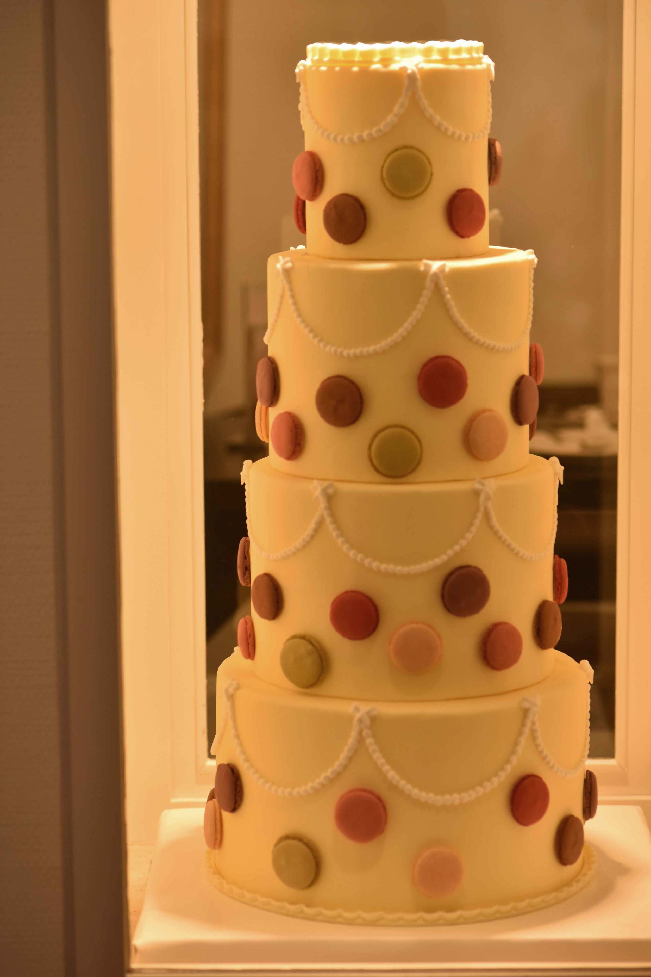 4 storey cake at Cafe König, Baden Baden, Germany. Image©sourcingstyle.com