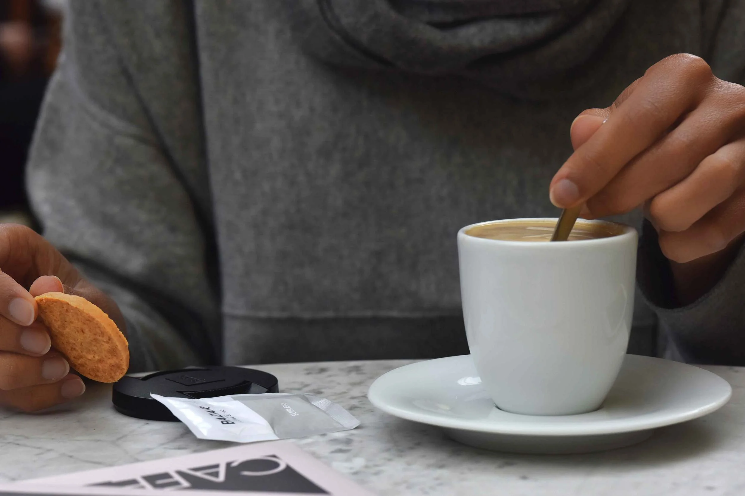 Coffee, Café-Pizzeria Staccato, Designer Outlet Roermond, Netherlands. Photo: Nicola Nolting, image©sourcingstyle.com