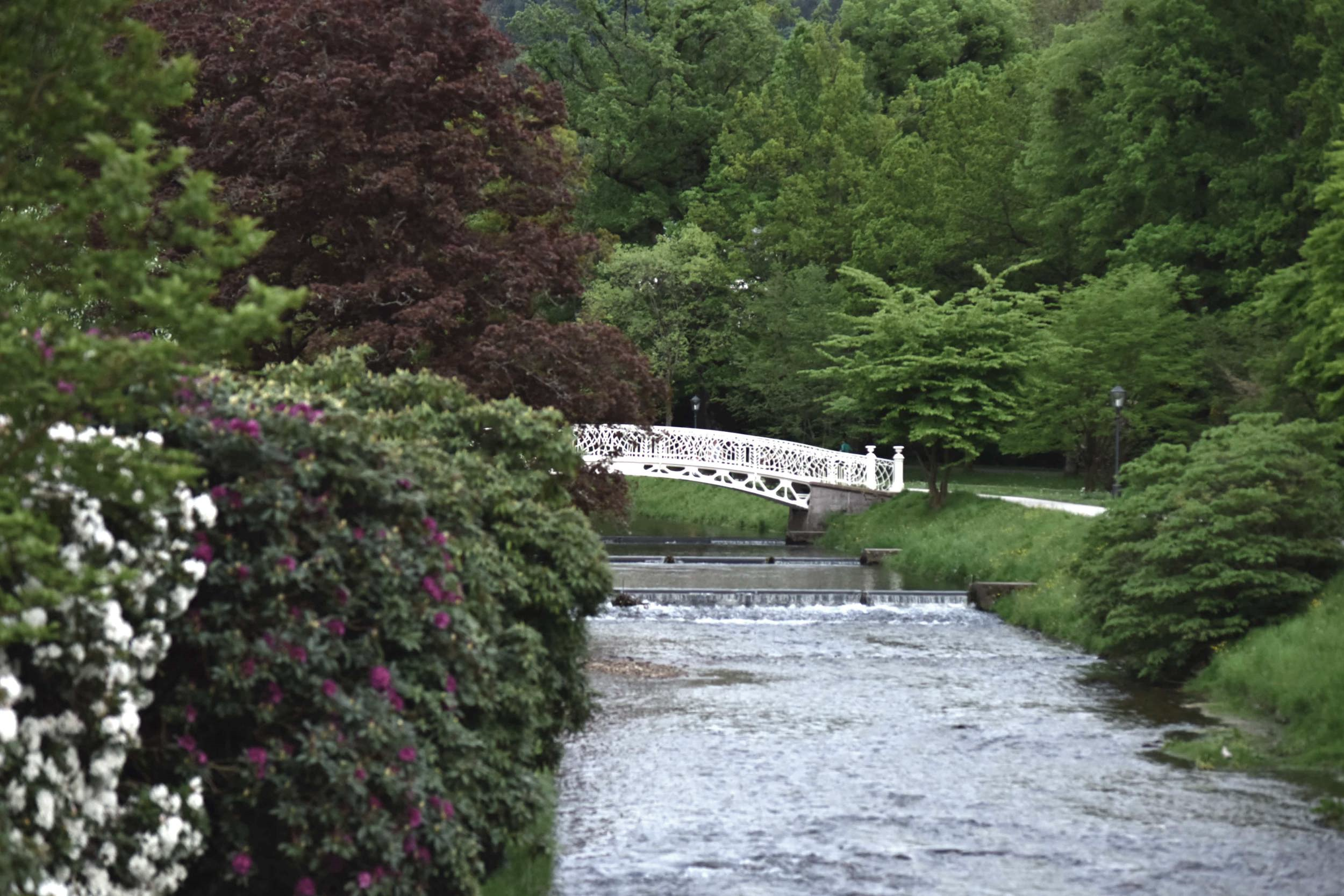 Bridge on Oos river, Bellevue Brücke, Baden Baden, Germany. Image©sourcingstyle.com