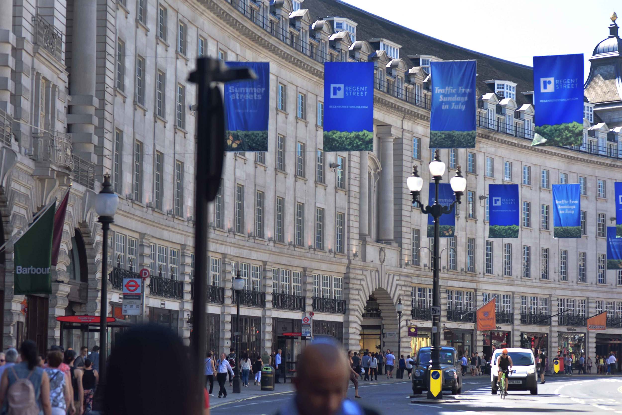 Regent's street, London. Image©sourcingstyle.com