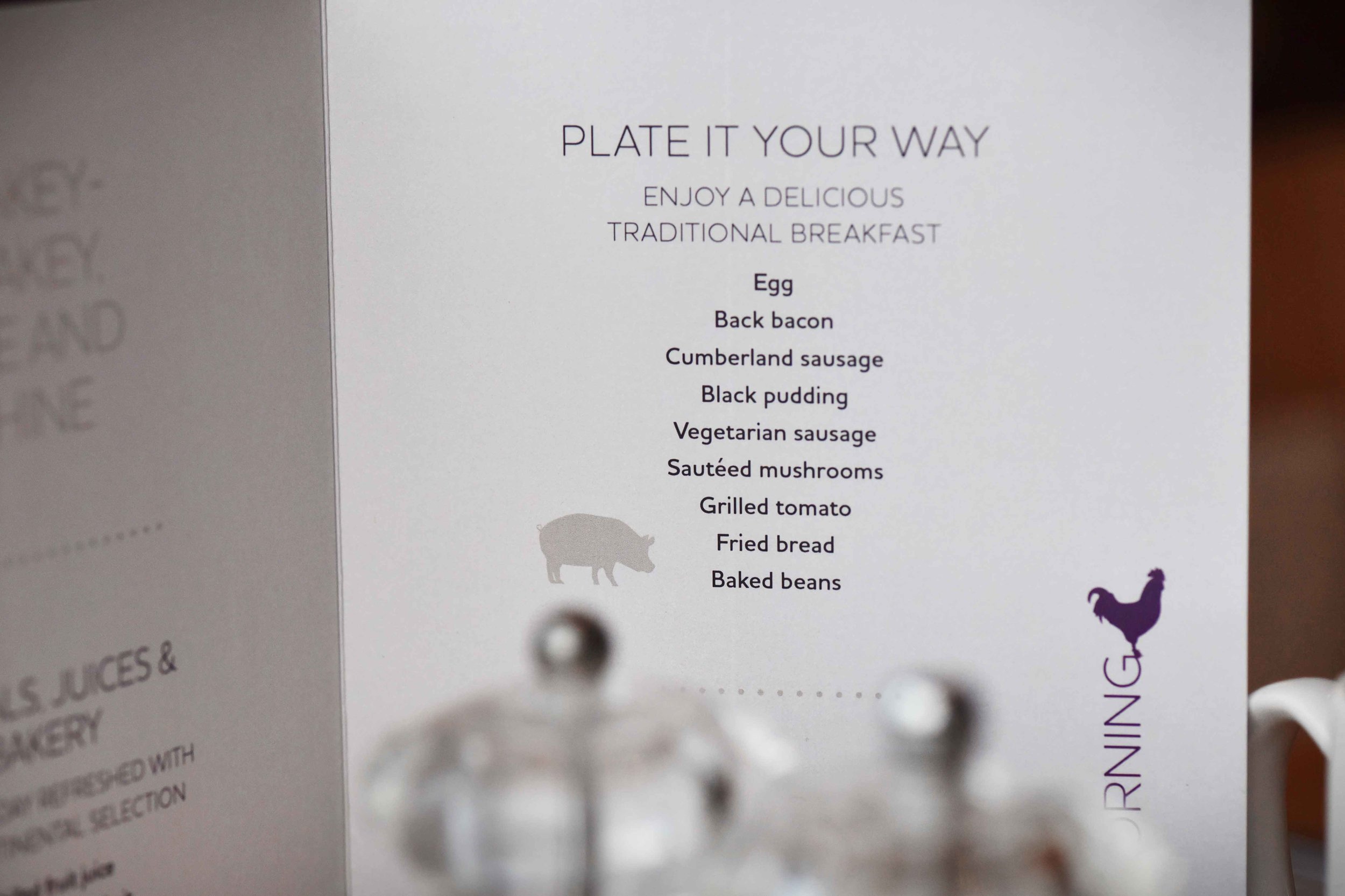 breakfast buffet, Mercure Inverness hotel, Inverness, Scotland. Image©sourcingstyle.com
