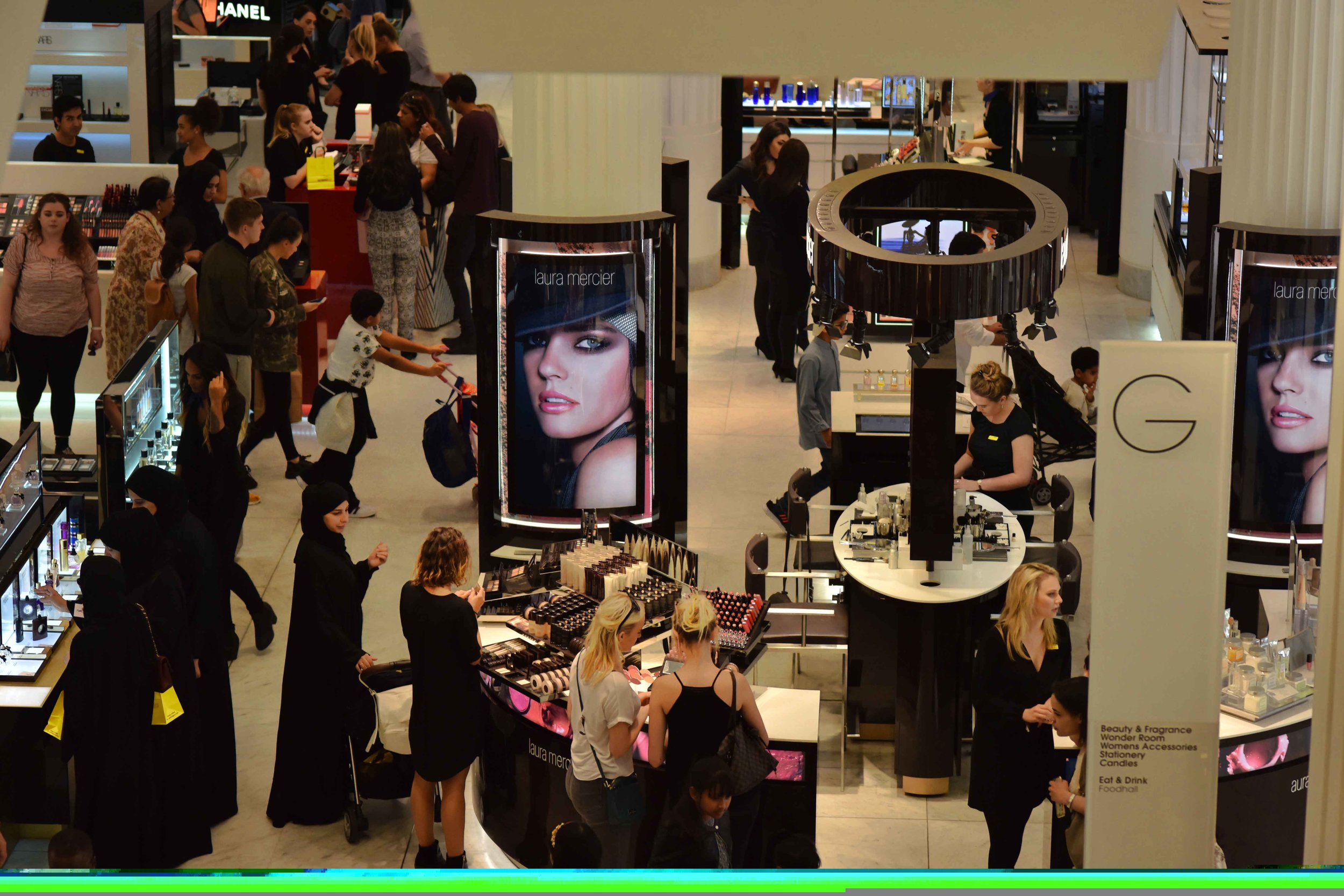 Selfridges, makeup and skincare department, London, U.K. Image©sourcingstyle.com