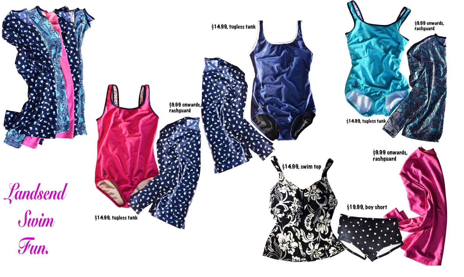 Sales, Landsend swimwear. Image©sourcingstyle.com
