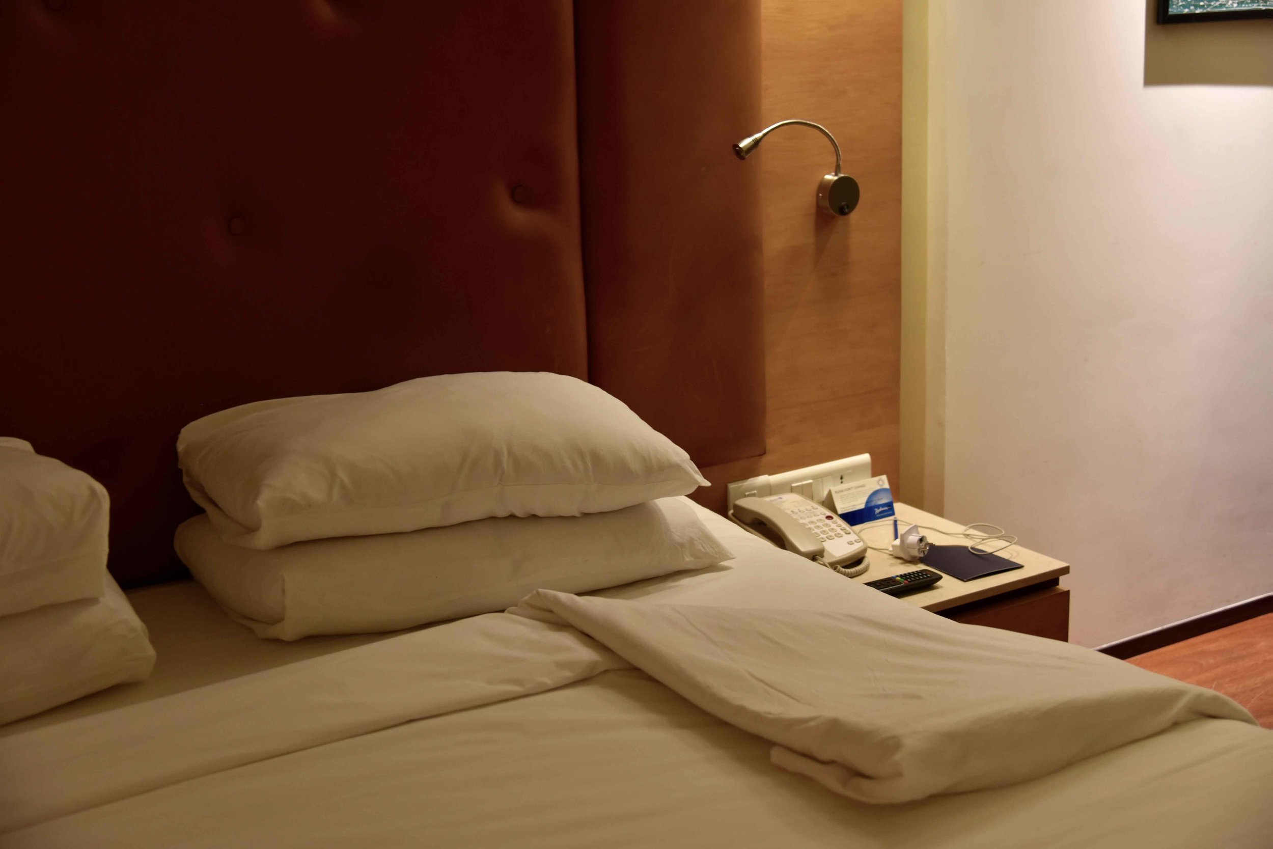 Evening turndown service, Radisson Blu Hotel, lobby area, Ranchi, Jharkhand, India. Image©sourcingstyle.com.