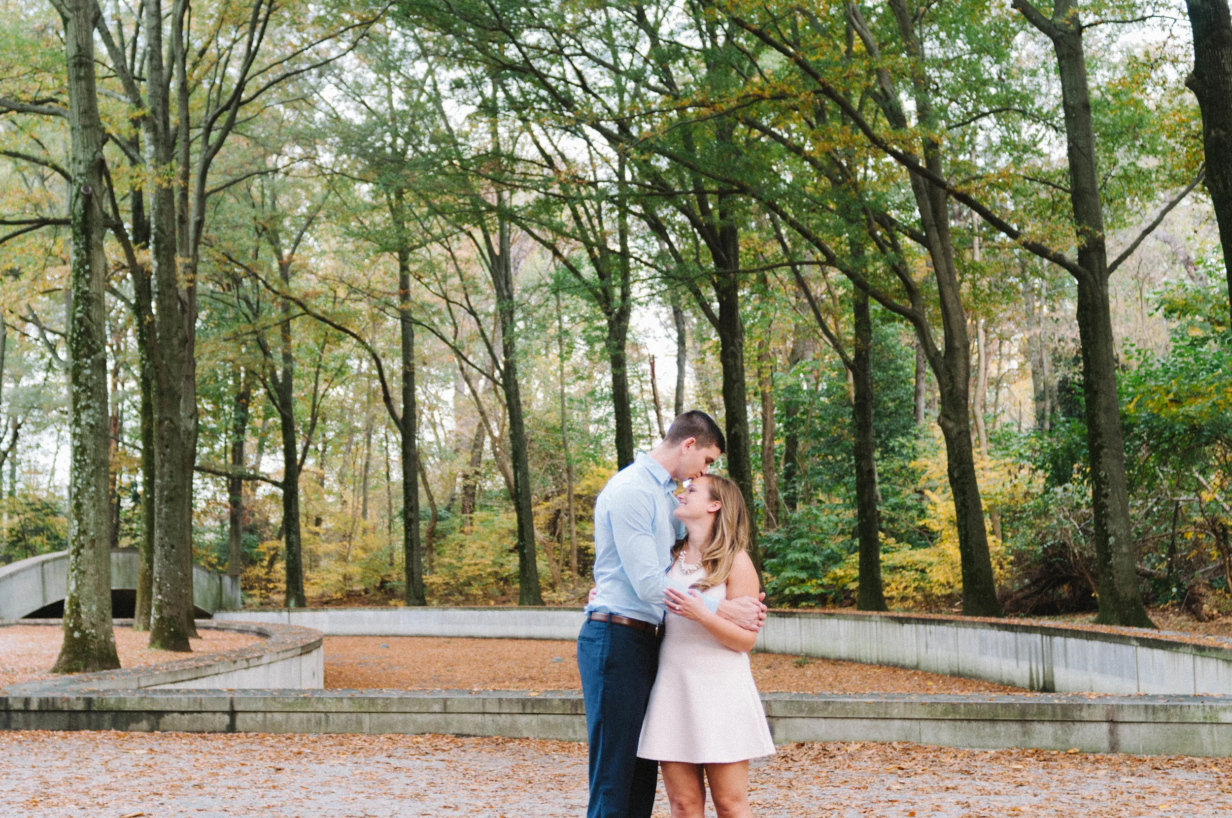 Roosevelt Island, VA Engagement Portraits: Allison + Daniel