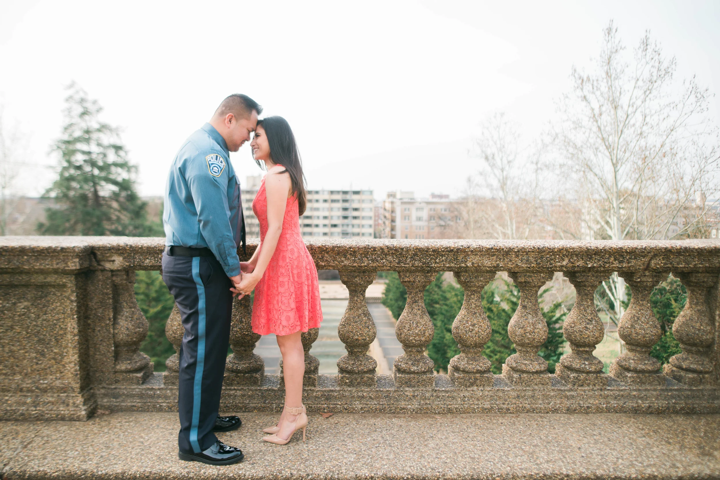Meridian Hill Engagement Portrait Session | Washington, DC Engagement Photography: Cindy + Tyrone
