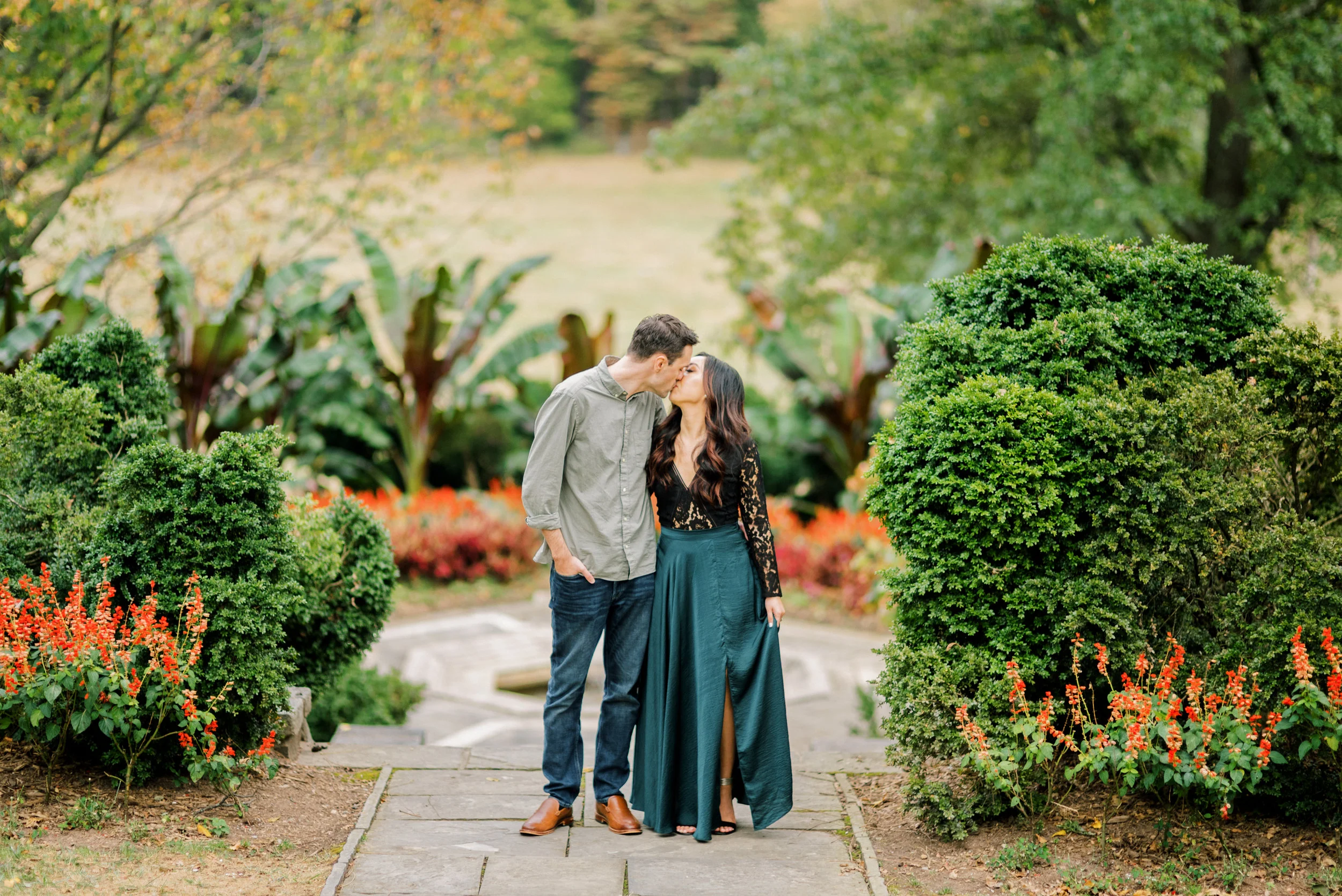 Glenview Mansion Engagement Portraits | Cynthia + Zach 
