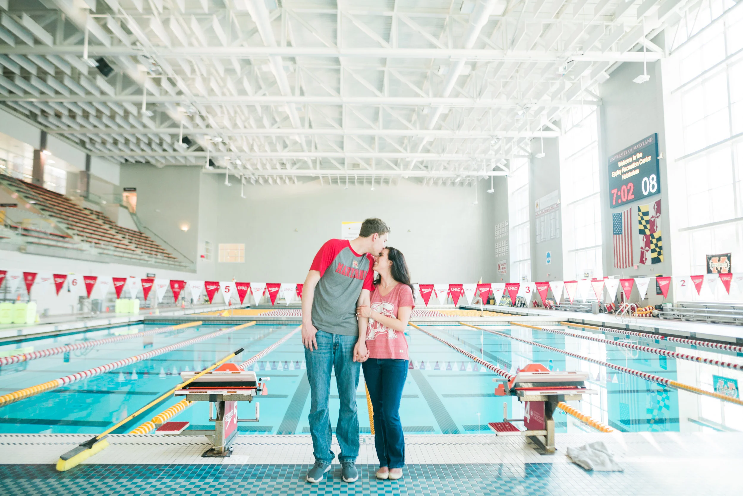 University of Maryland College Park, Maryland Engagement Portraits: Colleen + Patrick