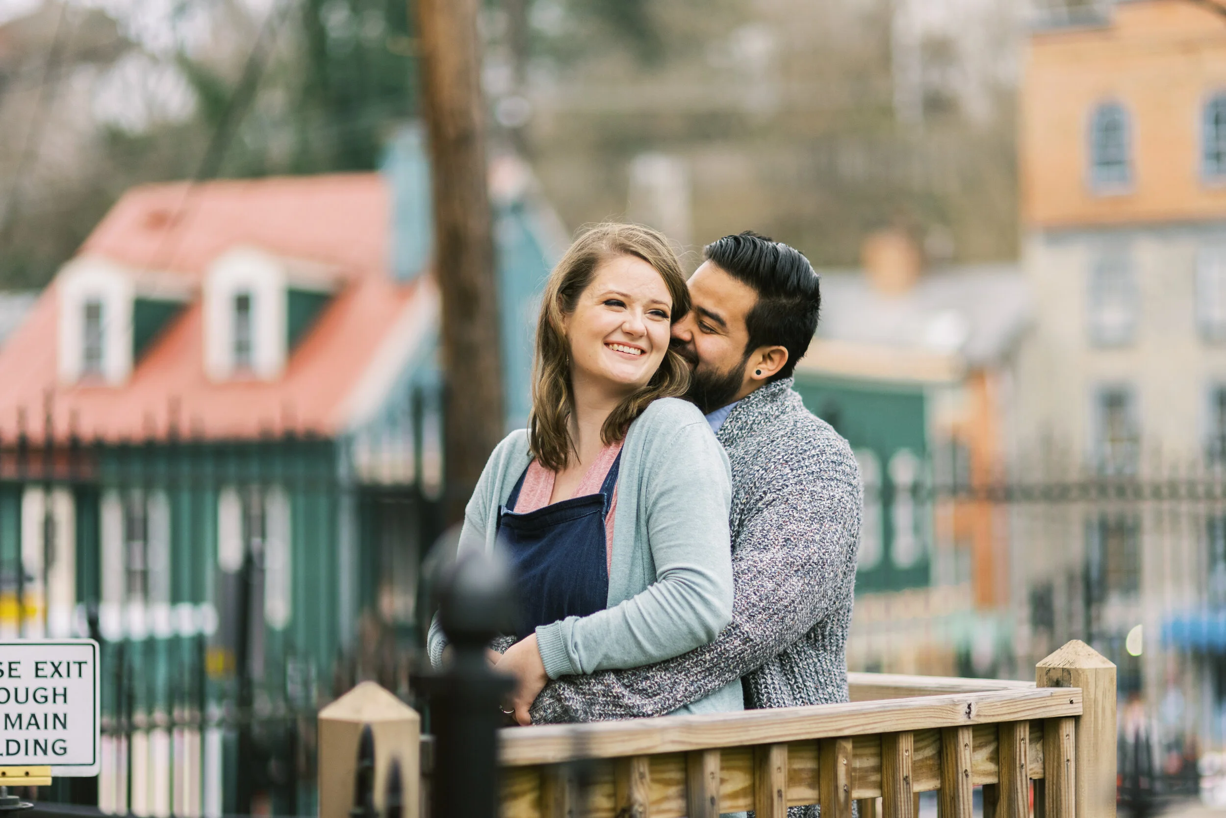 Historic Ellicott City Engagement Portraits: Rachel + Alejandro