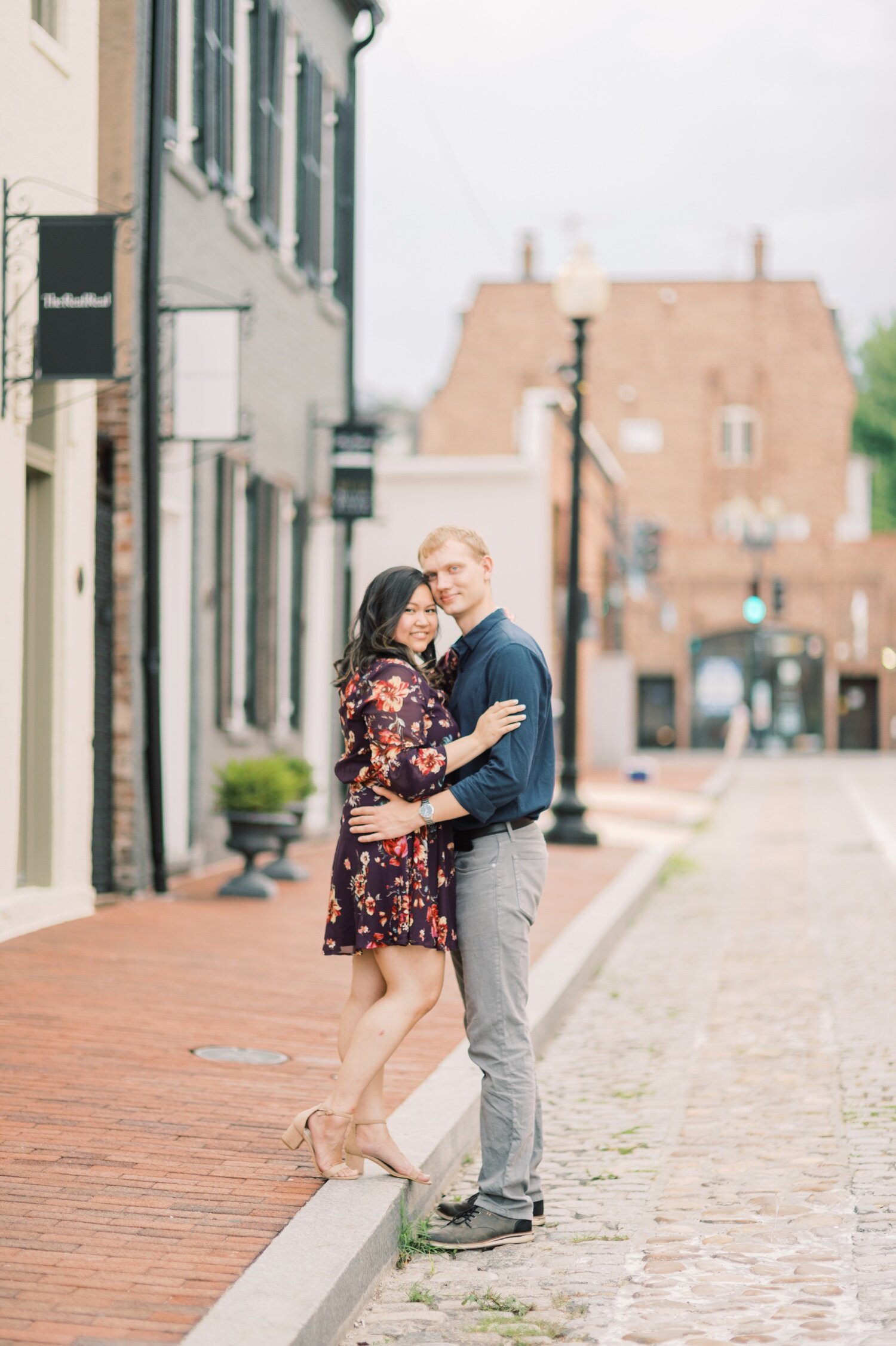 Georgetown DC Engagement Portraits - Amanda and Patrick