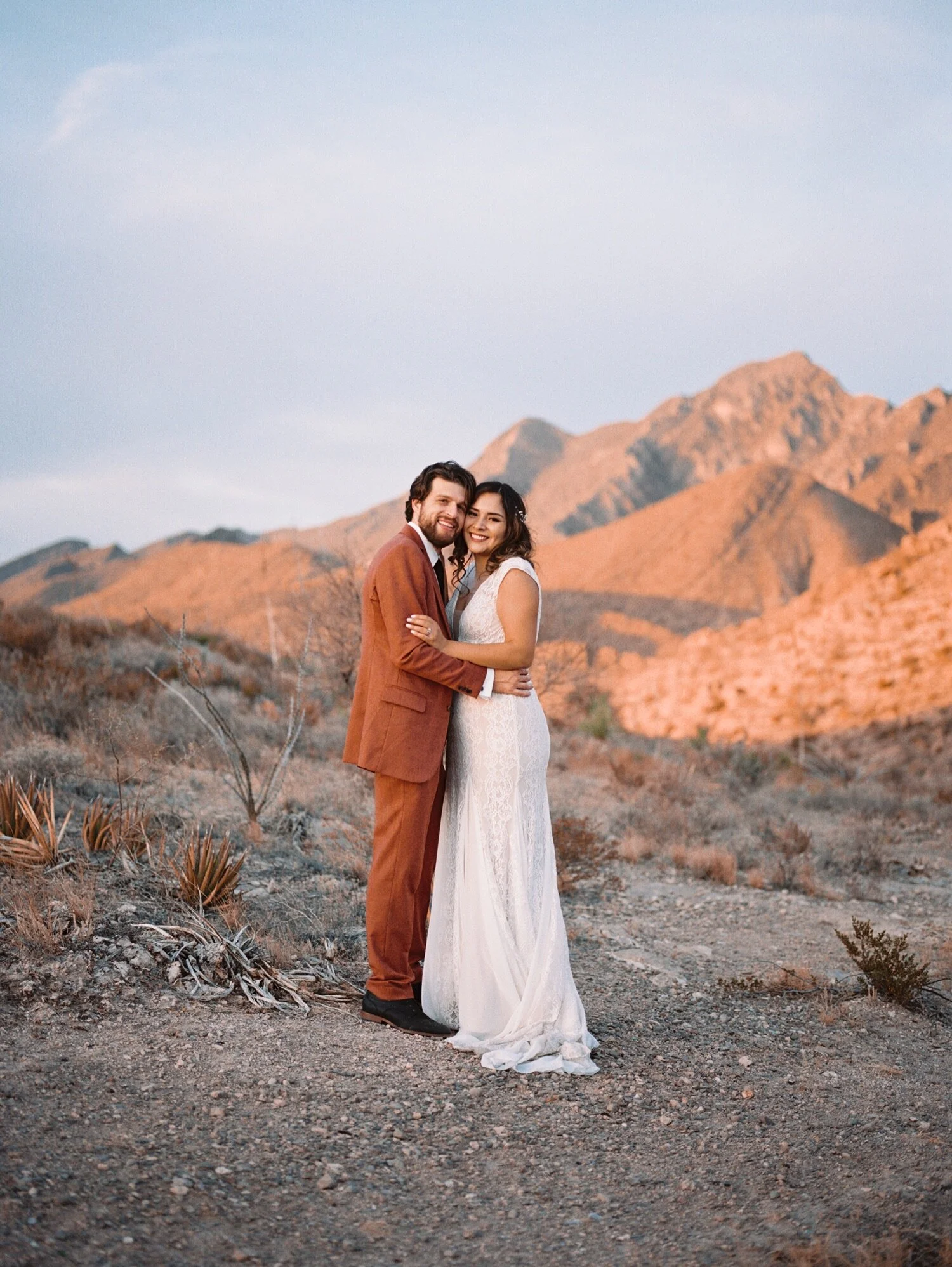 El Paso, Texas Mountain top Wedding