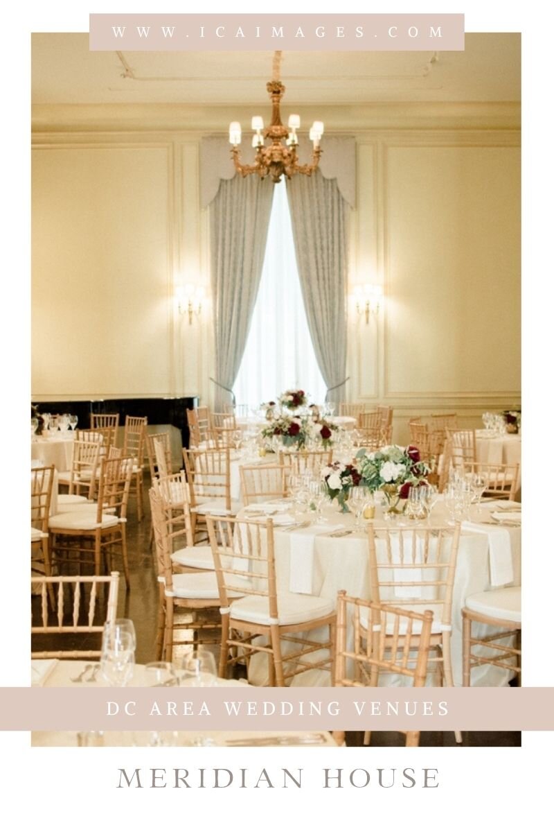 Best Washington DC Wedding Venue Meridian House