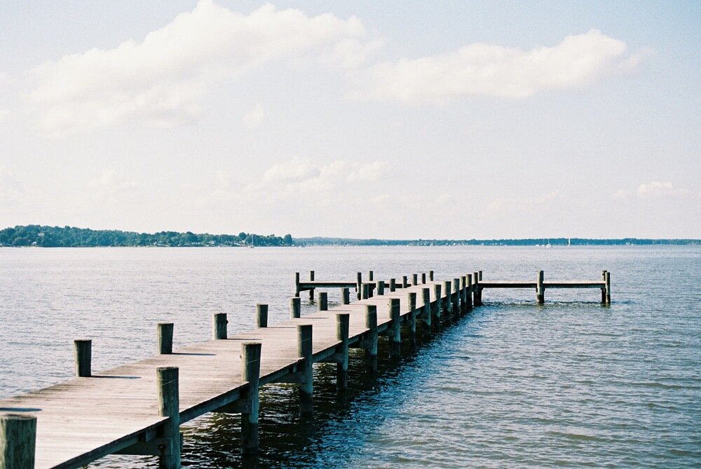 herrington-on-the-bay-wedding-venue-in-maryland-asian-american-ceremony-christian-blue-bridesmaids-dresses-floral-waterfront-beach-front-ceremony-first-look-on-pier-white-tent-hanging-greenery-reception-details-8.jpg