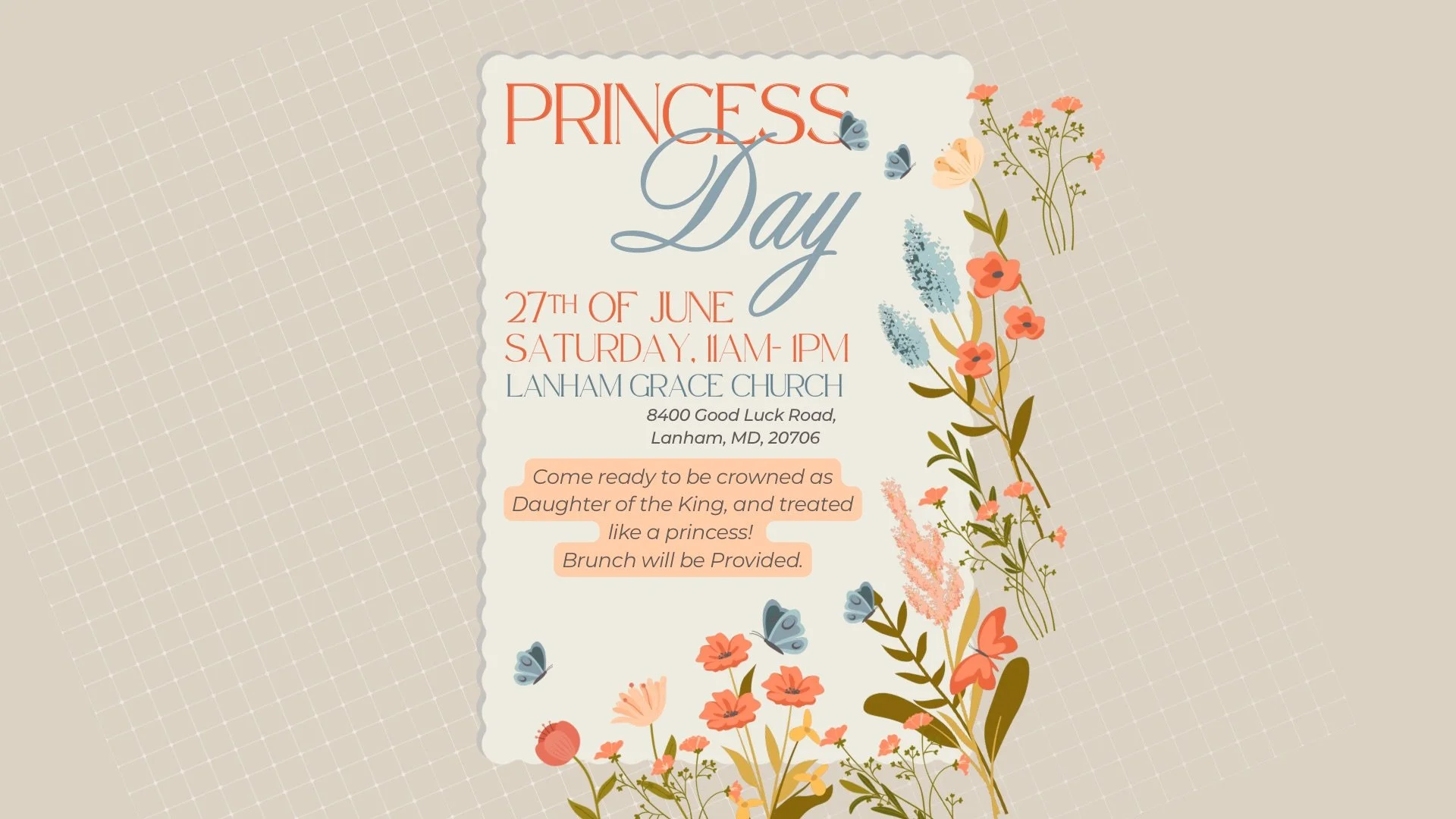 Embrace Grace Princess Day