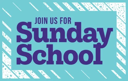Sunday School Classes Resume